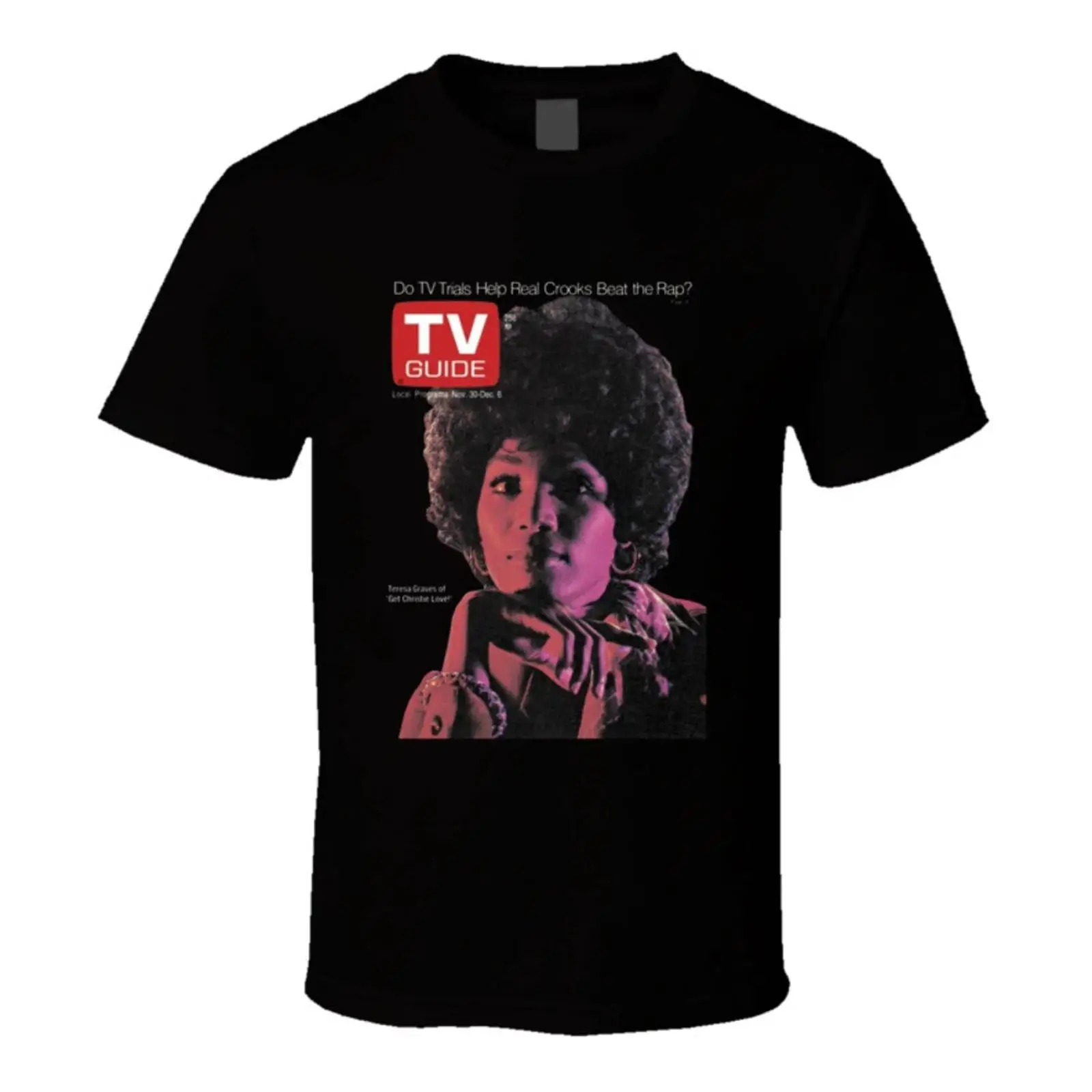 Vintage Fashion Magazine - เสื้อยืด Get Christie Love Tv Magazine