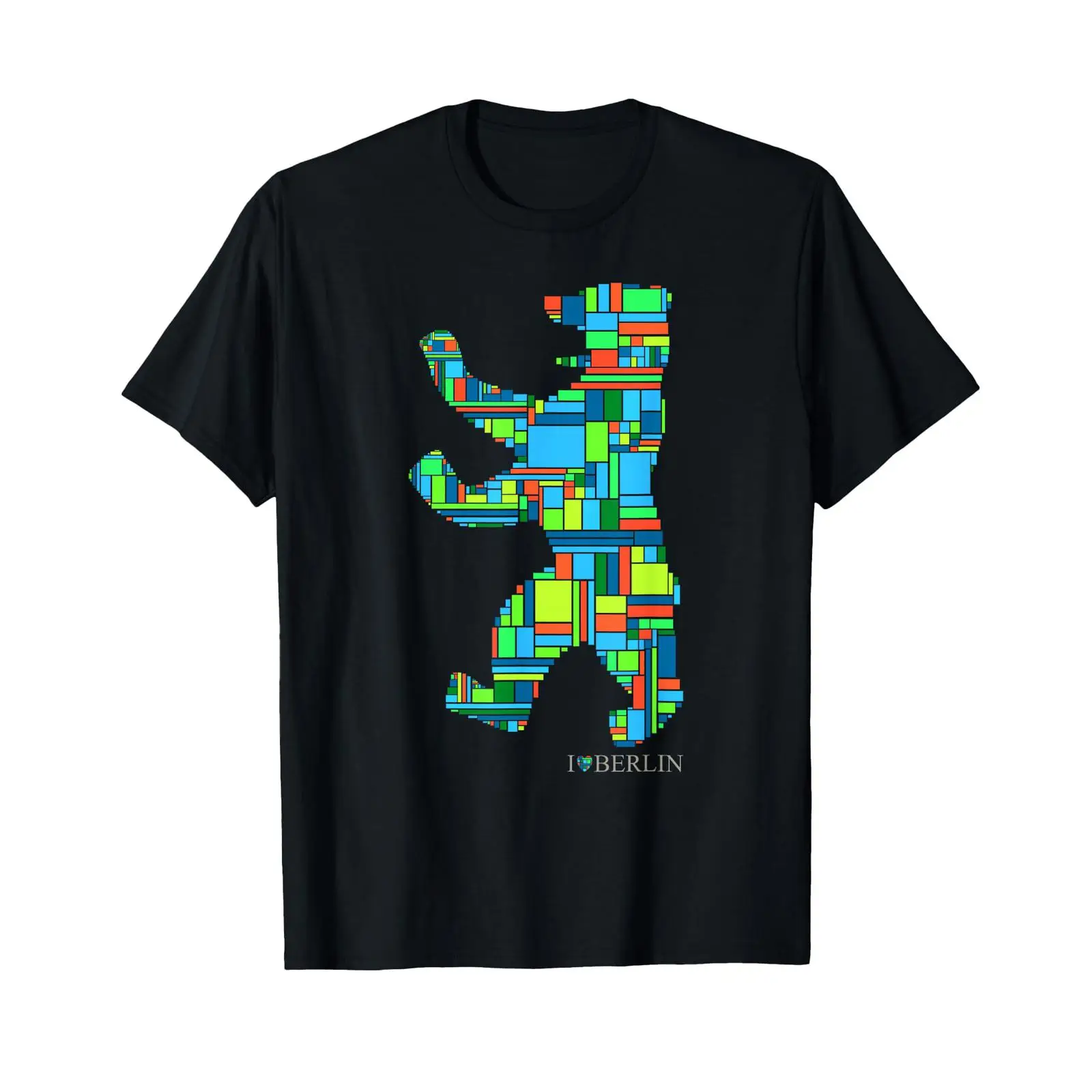 Vintage Fashion Berlin - เสื้อยืดเบอร์ลินลายหมี I Love วินเทจ ลุคสบายๆ แฟชั่นกราฟิก