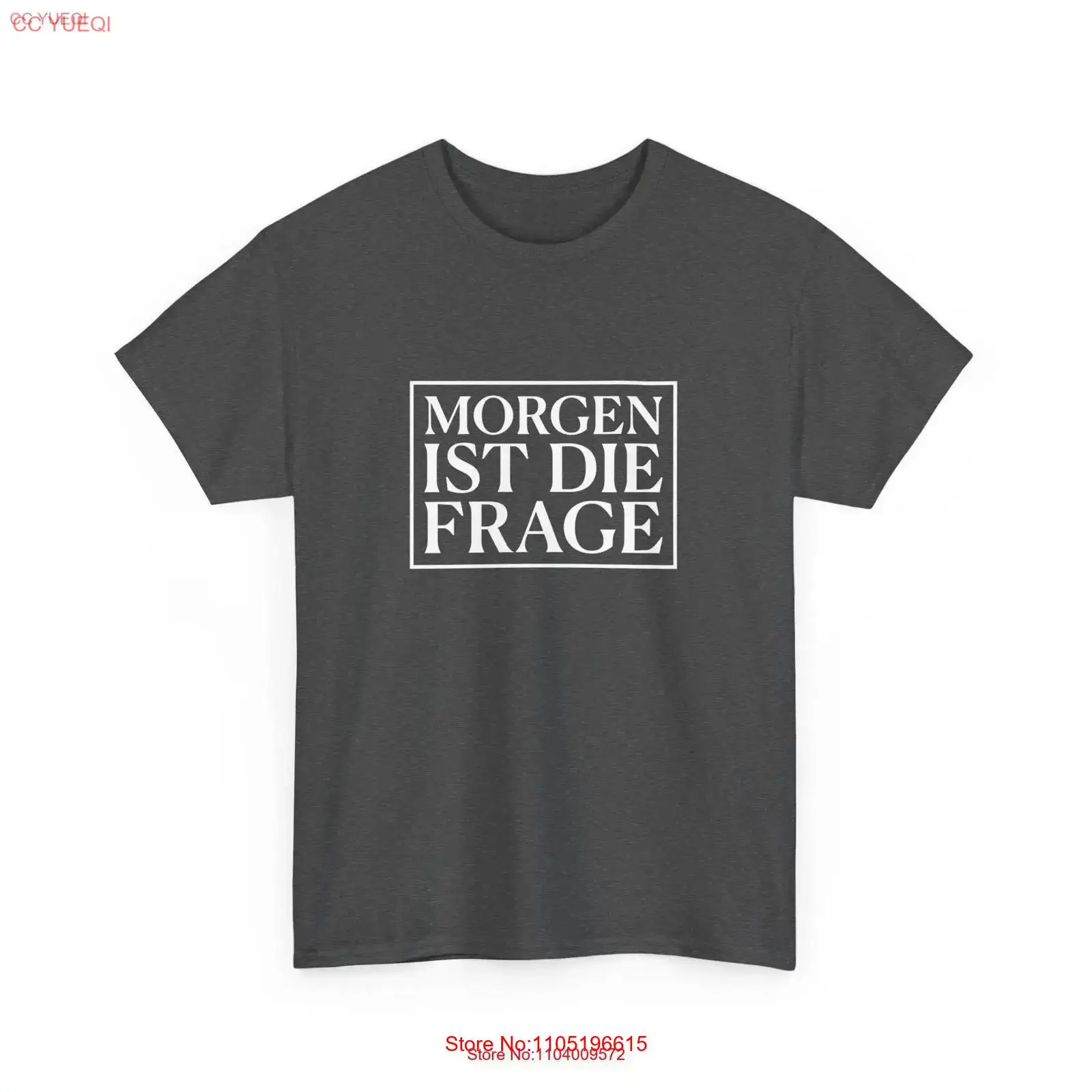Vintage Fashion Berlin - เสื้อยืด Morgen ist die Frage สไตล์เบอร์ลิน