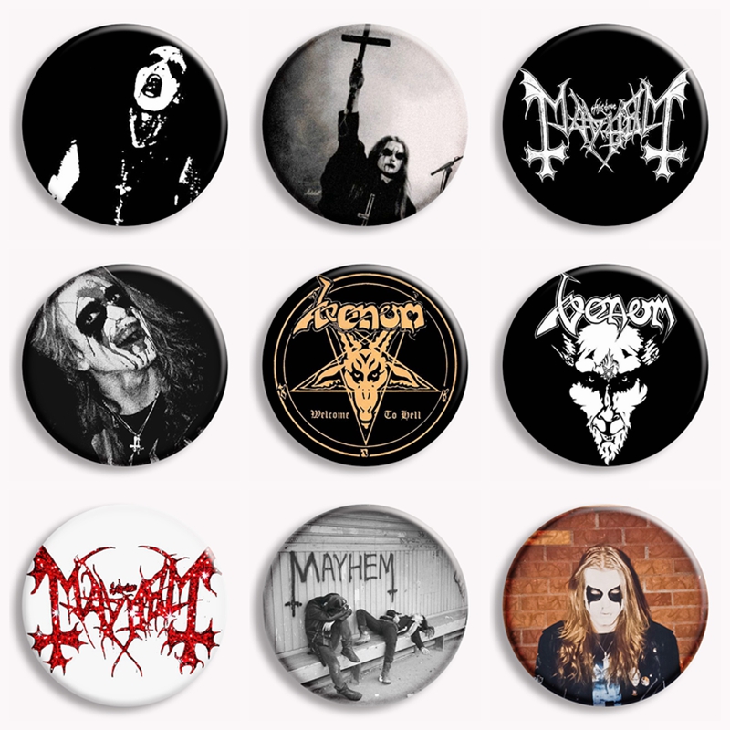 Vintage Fashion Collection - Rock Mayhem Band นุ่มปุ่ม Pin Vintage
