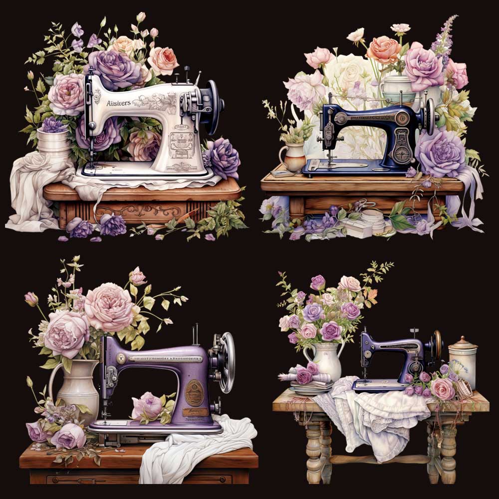 Vintage Fashion Magazine - แฟชั่นจักรเย็บผ้า Iron-on Transfer สําหรับเสื้อผ้า DIY A-Level