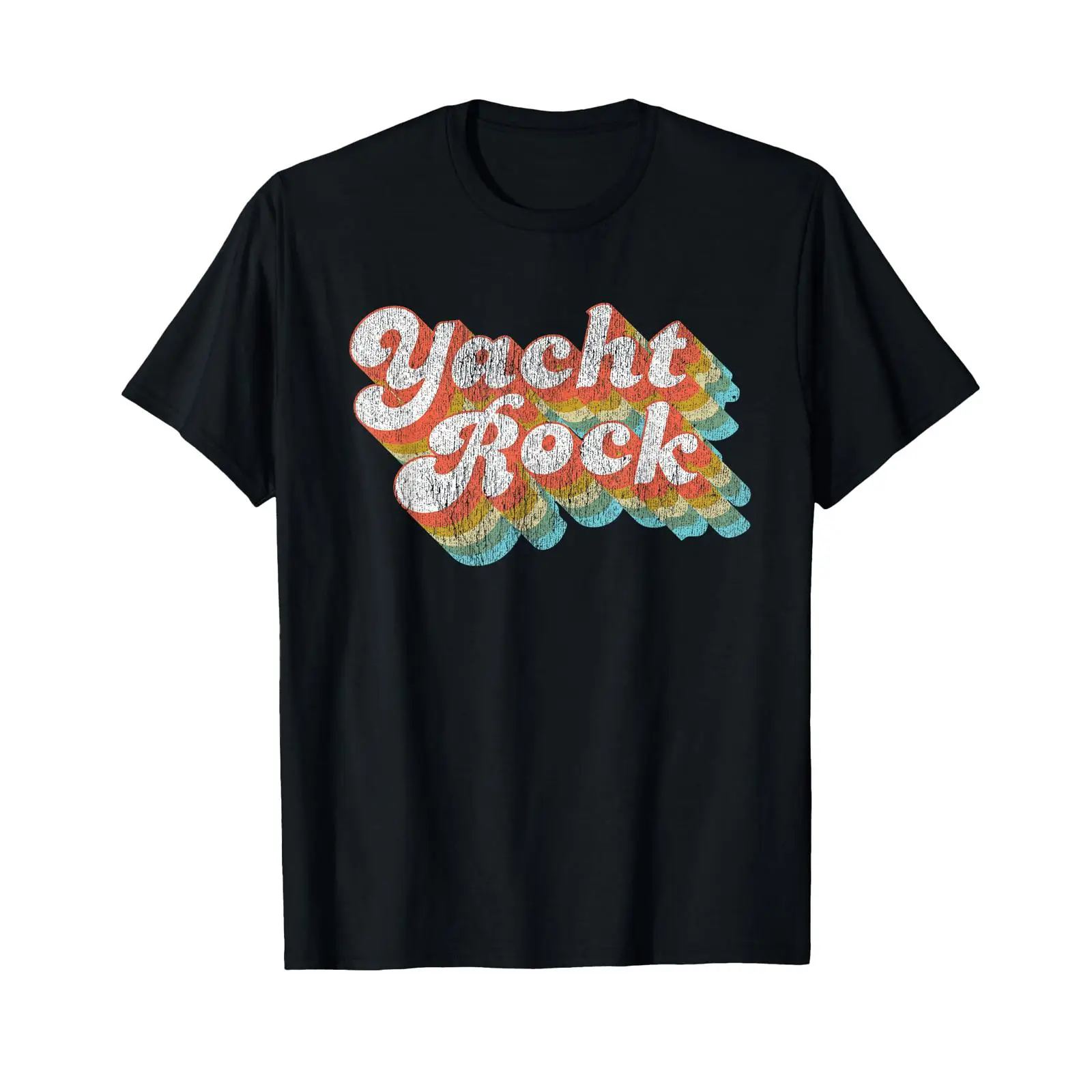 Vintage Yacht Fashion - เสื้อยืดลายวินเทจ Fade Yacht Rock Party Boat