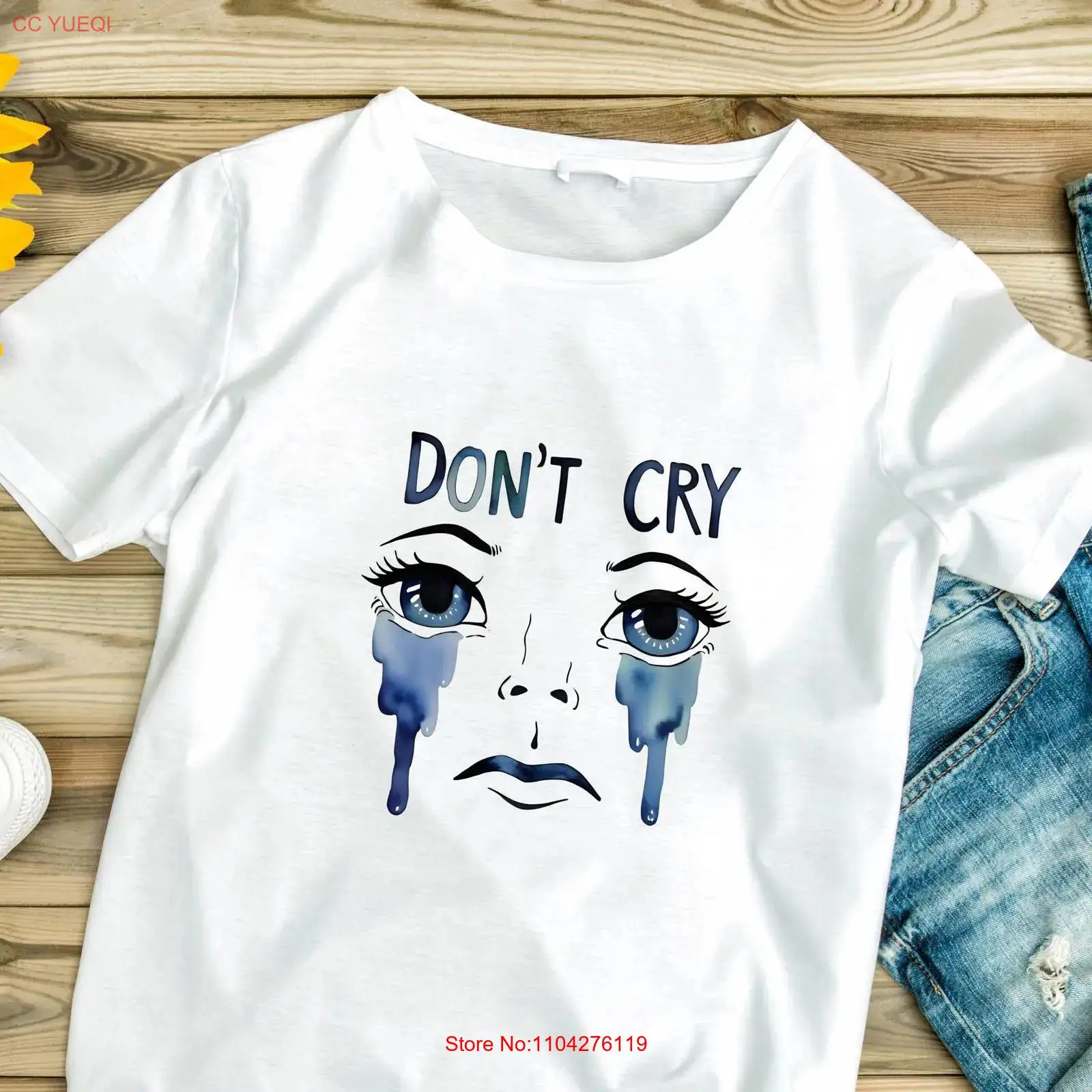 Vintage Fashion Quotes Short - เสื้อยืดลายคำพูดแสดงอารมณ์ สีฟ้า ลายกราฟิก แฟชั่น เสื้อเจอร์ซีย์ วินเทจ