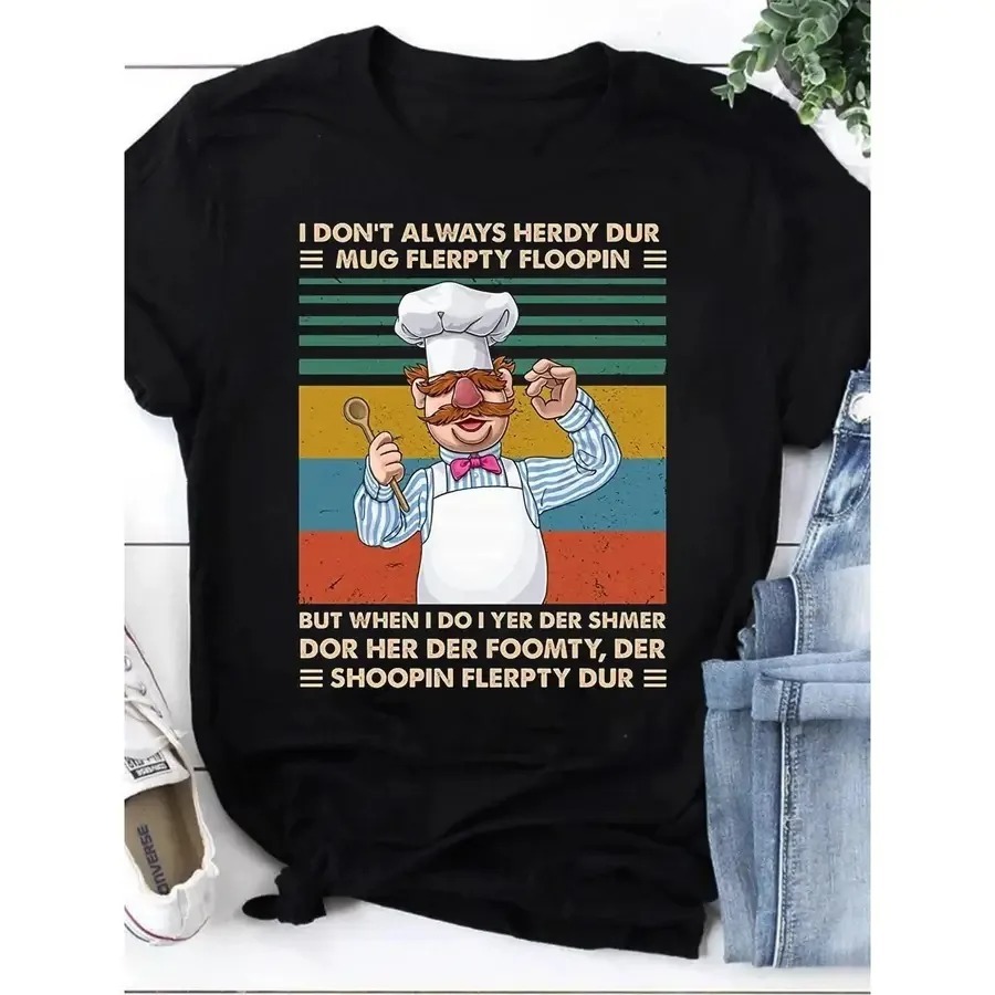 Vintage Fashion Quotes Short - 【สินค้ามาใหม่】เสื้อยืดลายคำพูดตลกๆ สไตล์วินเทจเรโทร สำหรับเชฟ ของขวัญสำหรับผู้ชายที่รักการทำอาหาร