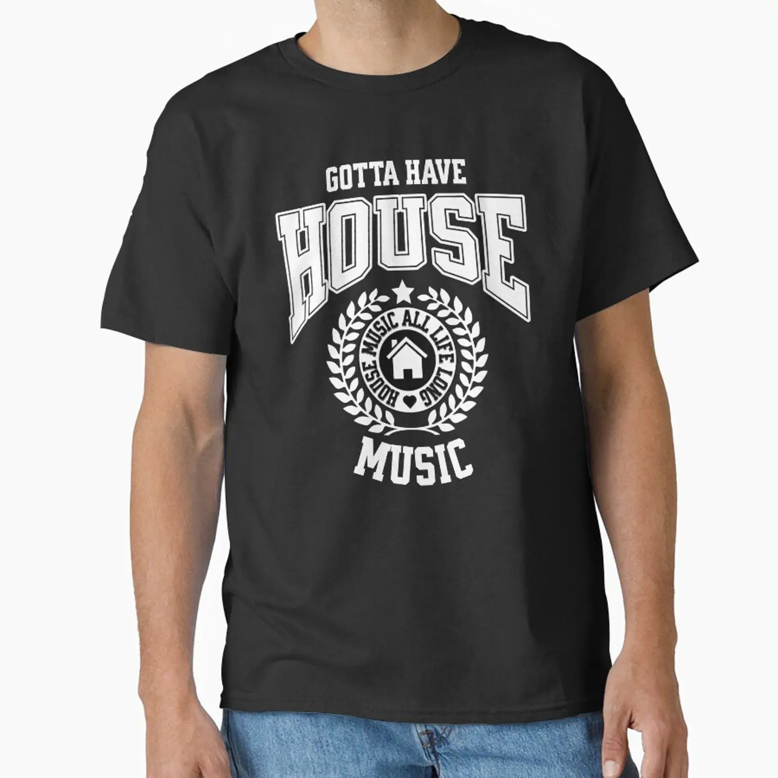 Vintage Fashion Houses - เสืรูปทรงคลาสสิกสีขาวสไตล์วินเทจจาก HOUSE MUSIC Gotta Have Collegiate