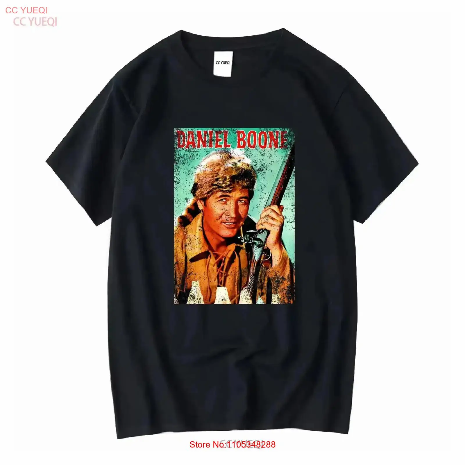 Vintage Fashion Looks - เสื้อยืดลายวินเทจสไตล์ยุค 60 จากซีรีส์โทรทัศน์ Daniel Boone ลุคเก่าแบบวินเทจ