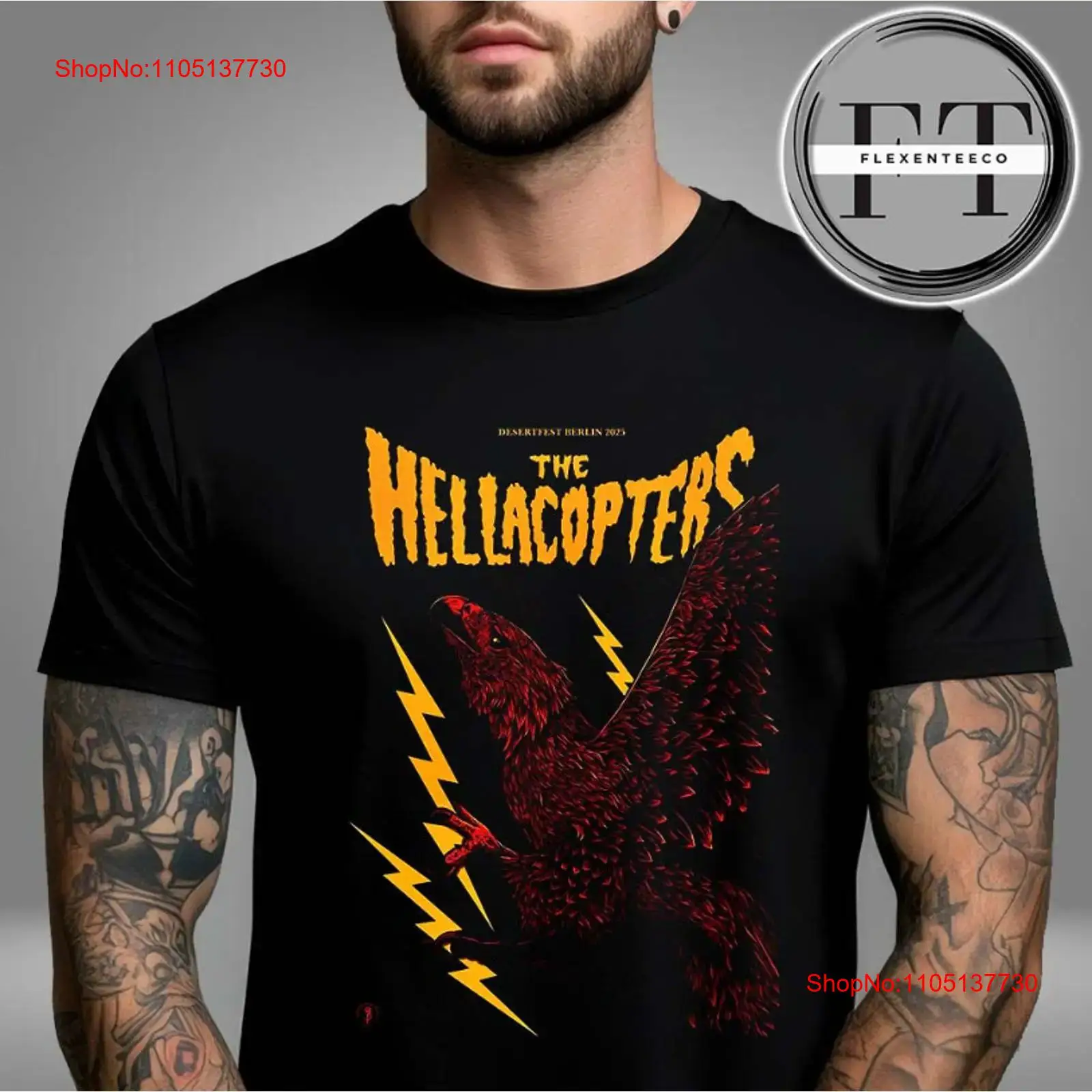 Vintage Fashion Berlin - เสื้อยืด The Hellacopters ที่งาน Desertfest ปี