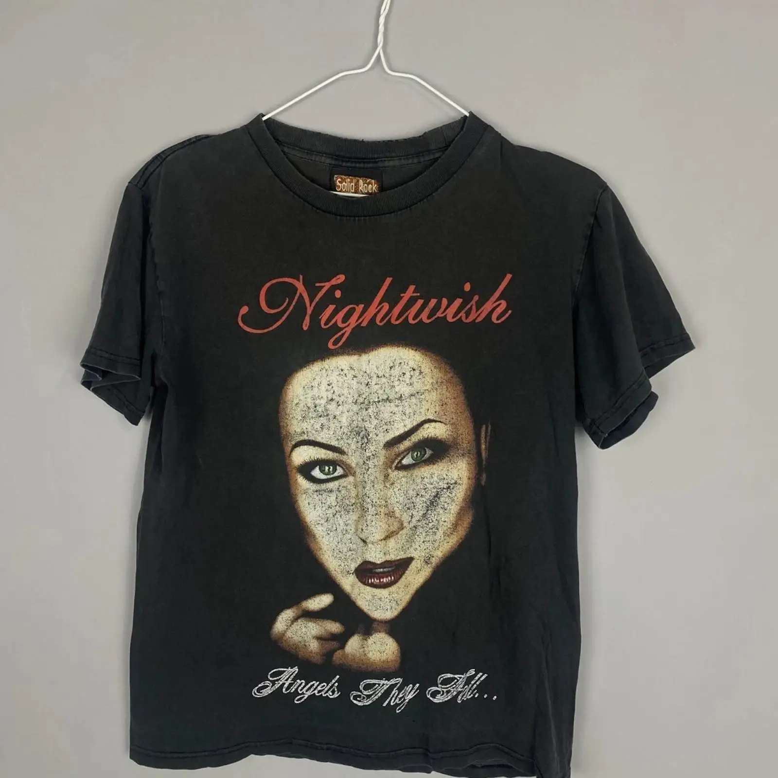 Vintage Fashion Quotes Short - เสื้อยืด Nightwish quot Angels They Fall