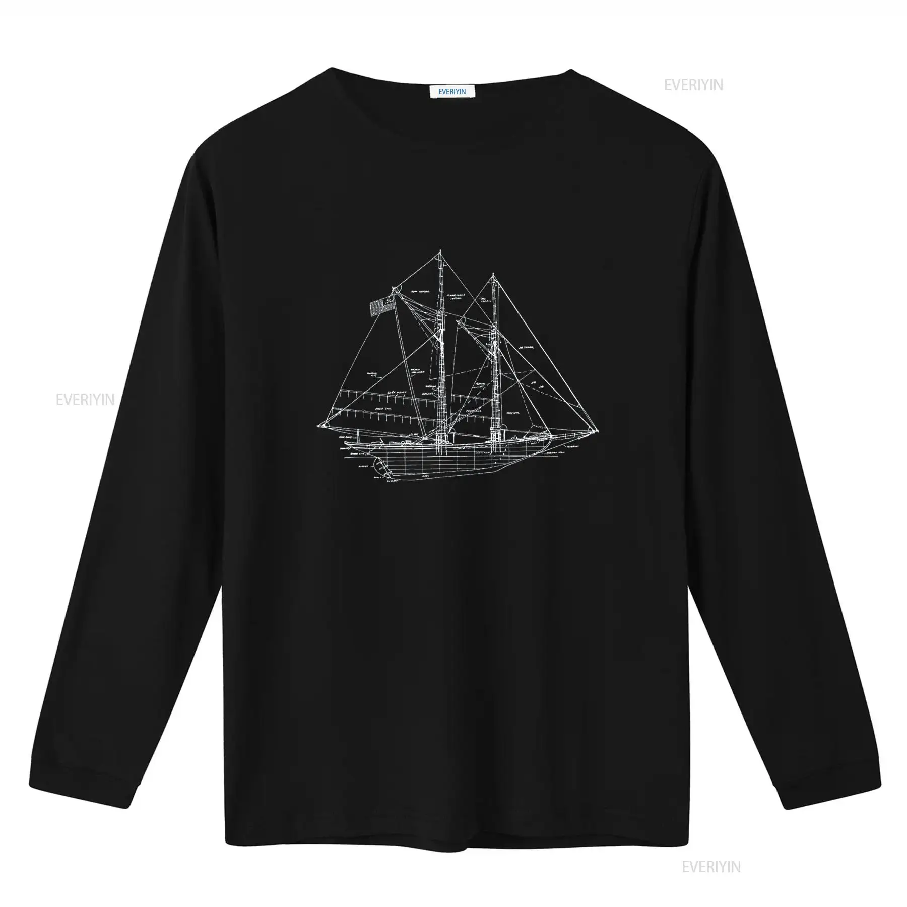 เสื้อยืดลายเรือใบวินเทจ สไตล์ย - Vintage Yacht Fashion บทวิจารณ์และราคา