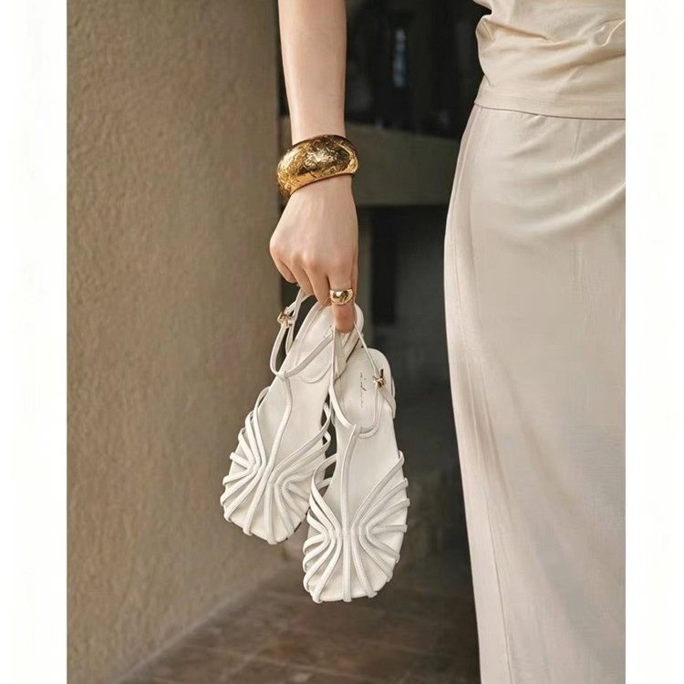 รองเท้าสานสไตล์ฝรั่งเศสวินเทจ  - Vintage Style Women Fashion บทวิจารณ์และราคา