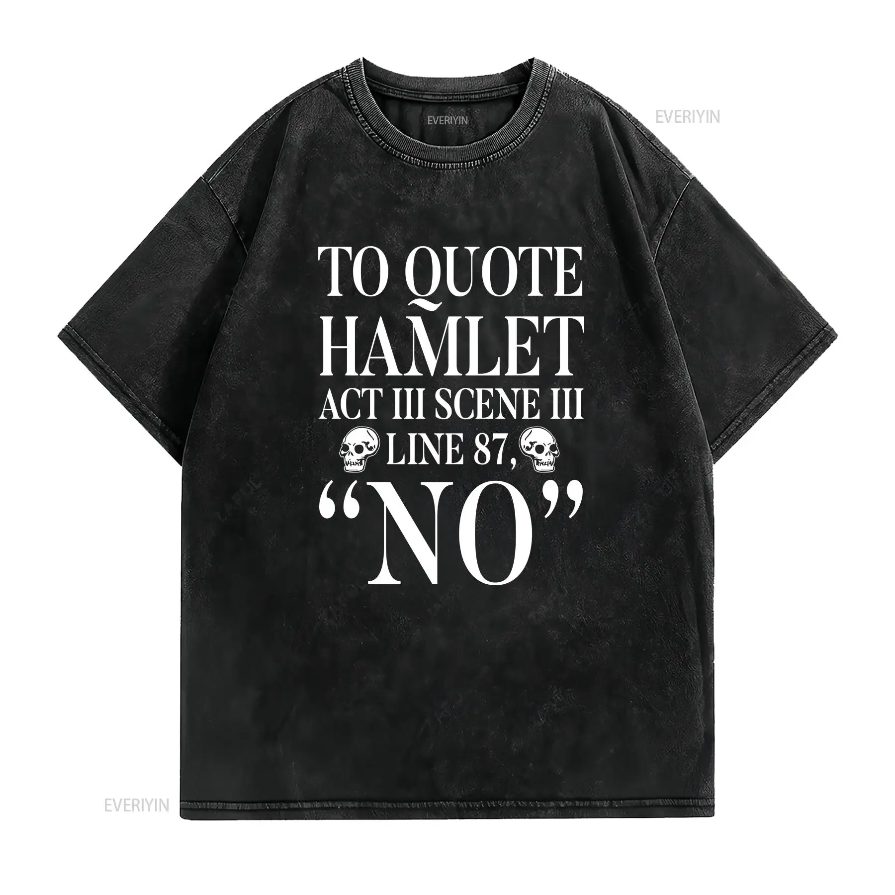 เสื้อยืดลายคำพูดแฮมเล็ต ของเช็ - Vintage Fashion Quotes Short บทวิจารณ์และราคา