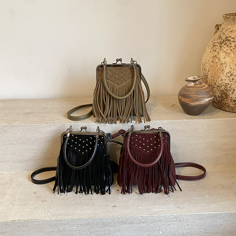 กระเป๋าถือแฟชั่นผู้หญิงแบบมีหม - Vintage Fashion Collection บทวิจารณ์และราคา