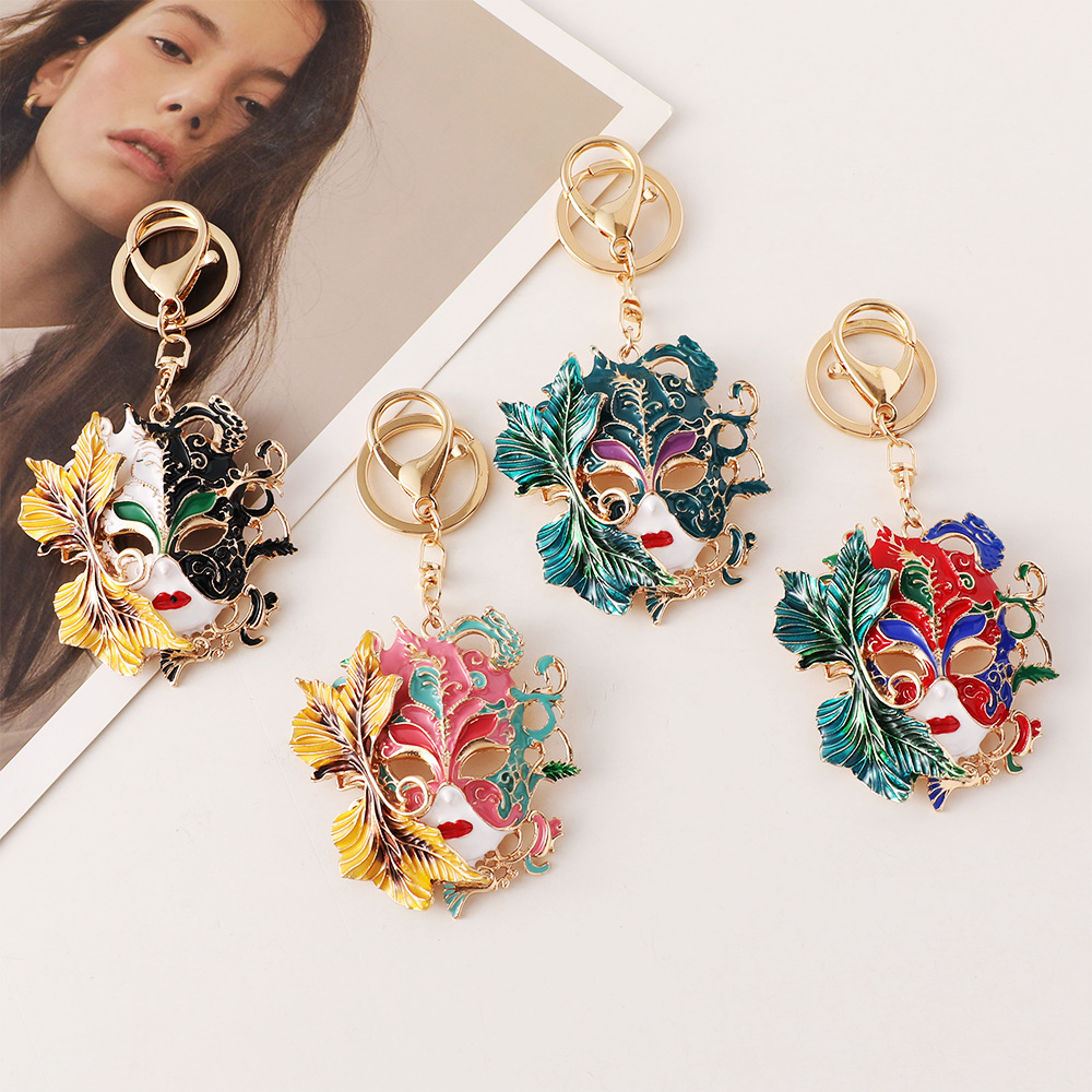 พวงกุญแจหน้ากากทองคำงานคาร์นิว - Vintage Fashion Collection บทวิจารณ์และราคา