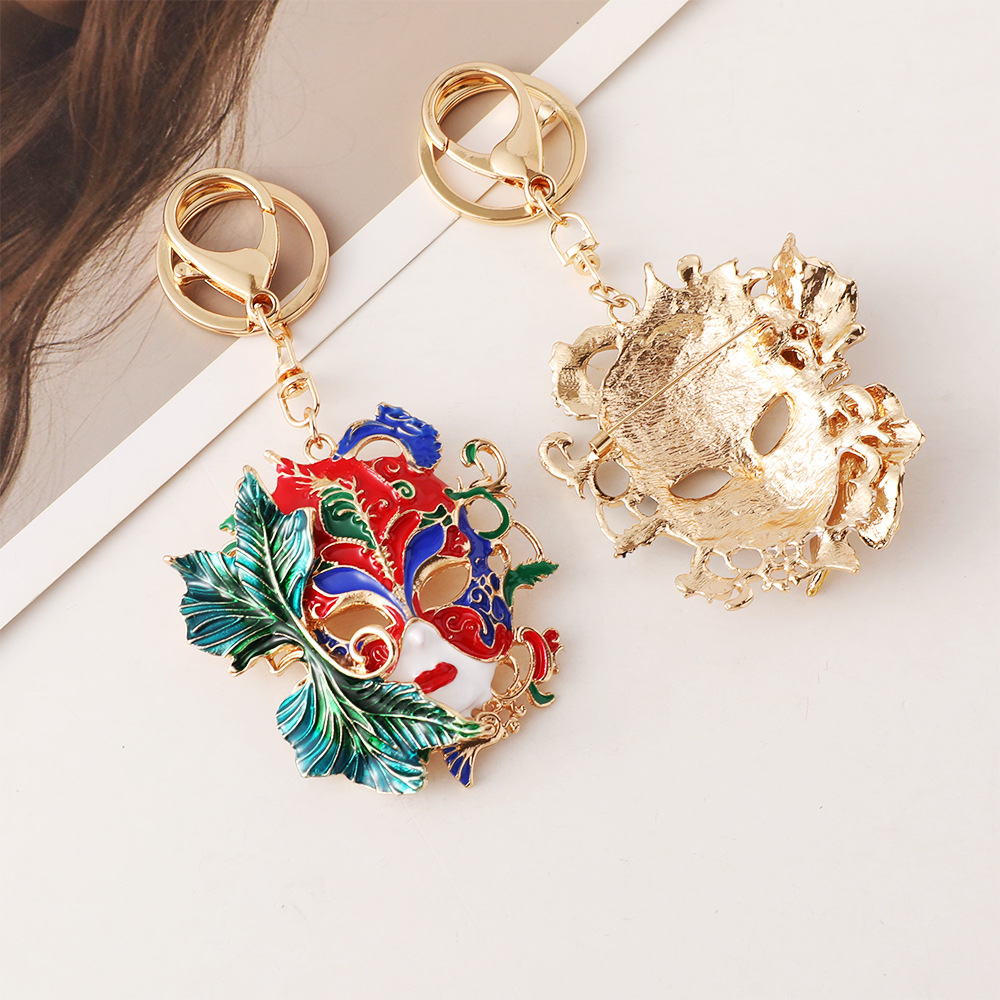 พวงกุญแจหน้ากากทองคำงานคาร์นิว - Vintage Fashion Collection บทวิจารณ์และราคา