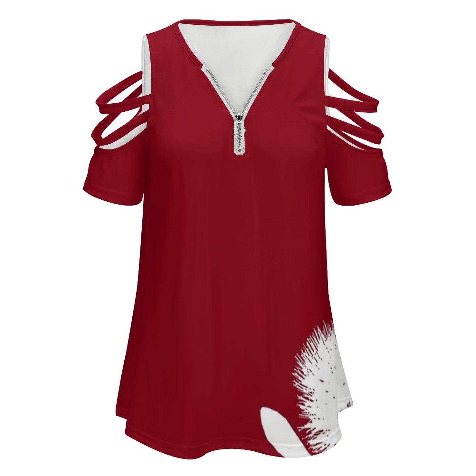 Pohutukawa-สีขาวบนสีแดงผู้หญิง - Vintage Fashion Nz บทวิจารณ์และราคา