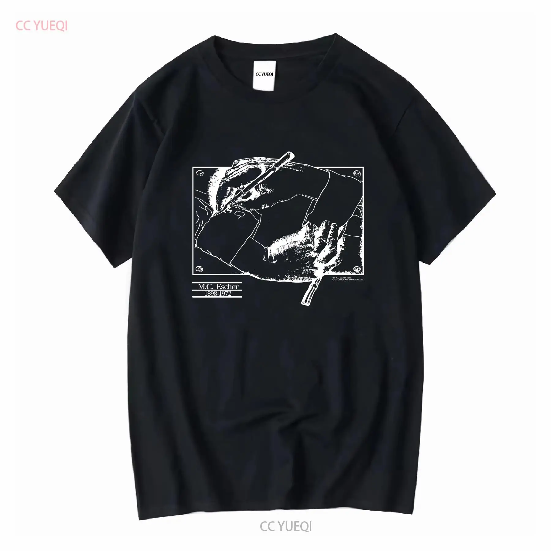 Vintage 1990 MC Escher T เสื้อ - Vintage Fashion Sketches บทวิจารณ์และราคา