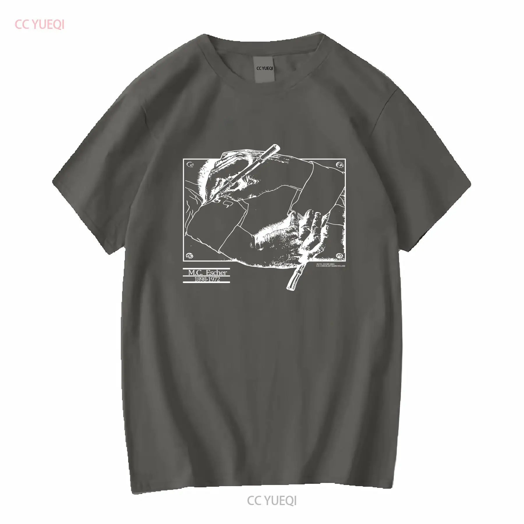 Vintage 1990 MC Escher T เสื้อ - Vintage Fashion Sketches บทวิจารณ์และราคา