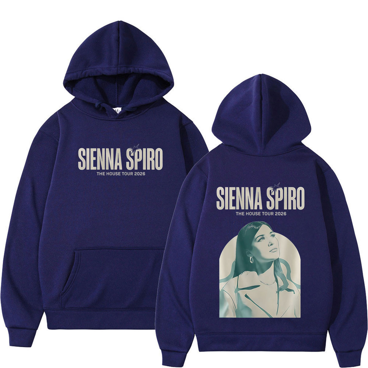 เสื้อฮู้ดลายกราฟิก Sienna Spir - Vintage Fashion Houses บทวิจารณ์และราคา