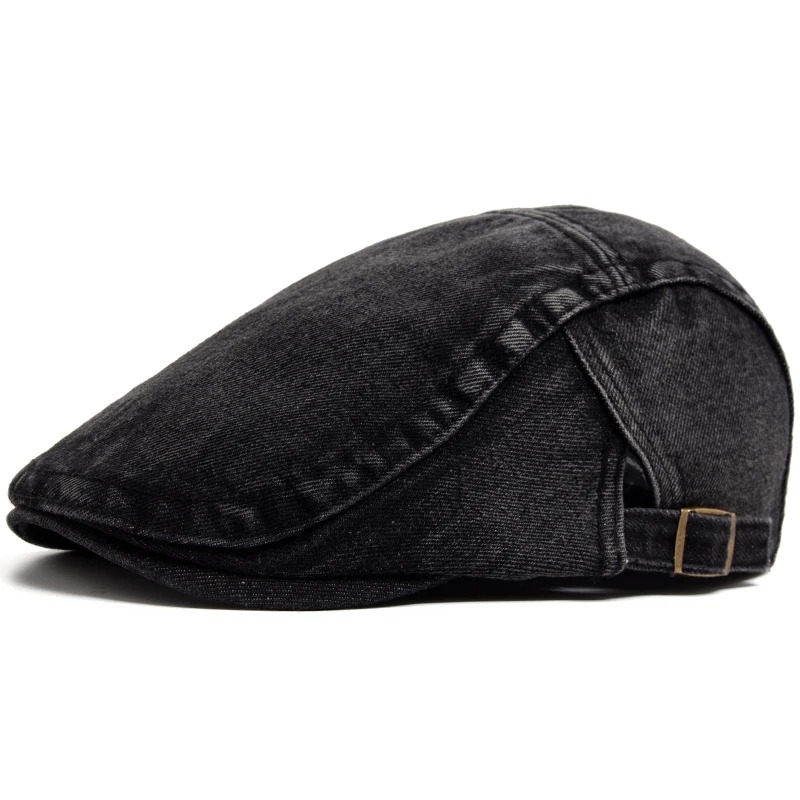 หมวกเบเร่ต์ผ้าเดนิมปรับได้ สไต - Vintage Fashion Nz บทวิจารณ์และราคา