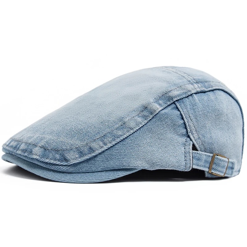 หมวกเบเร่ต์ผ้าเดนิมปรับได้ สไต - Vintage Fashion Nz บทวิจารณ์และราคา