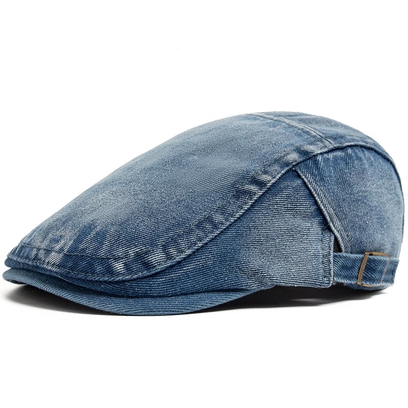 หมวกเบเร่ต์ผ้าเดนิมปรับได้ สไต - Vintage Fashion Nz บทวิจารณ์และราคา