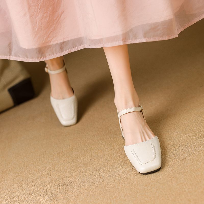 Girseaby 2025 รองเท้าแตะหญิงสแ - Vintage Fashion Heels บทวิจารณ์และราคา