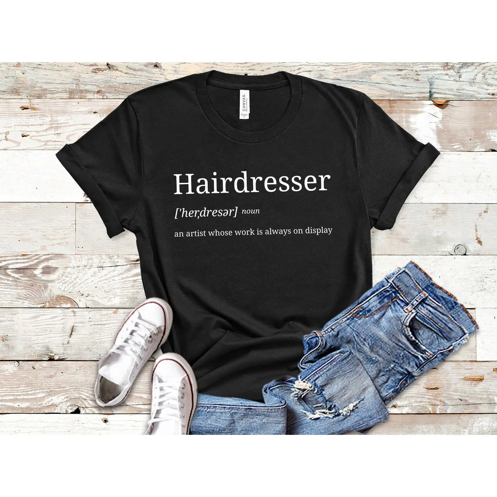 เสื้อยืดช่างทำผม ช่างทำผม ช่าง - Vintage Fashion Quotes Short บทวิจารณ์และราคา
