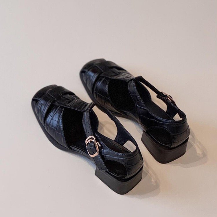 รองเท้าแตะสตรีฤดูร้อนแฟชั่นใหม - Vintage Fashion Heels บทวิจารณ์และราคา