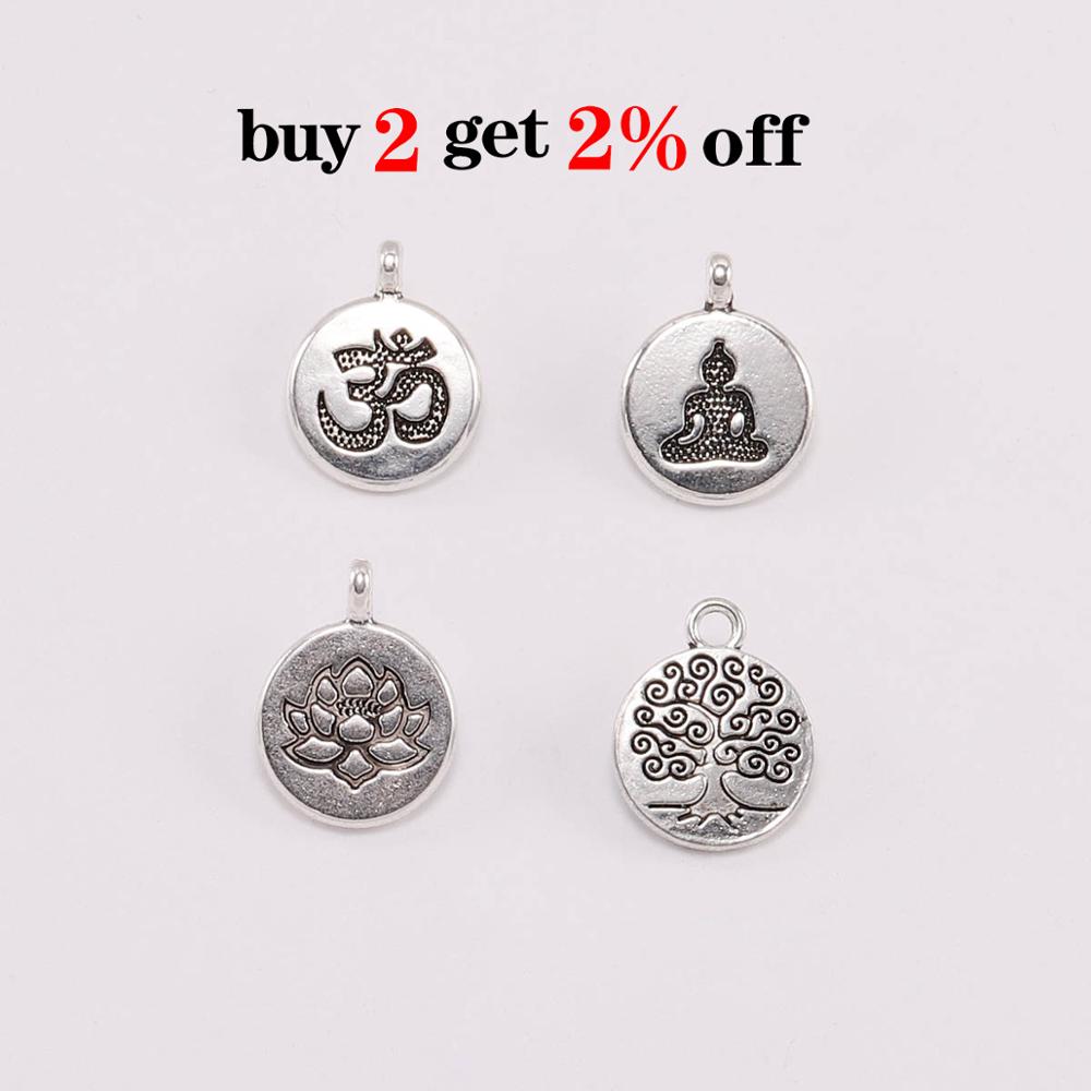 10 ชิ้น/ล็อตโบราณ Chakra Charm - Vintage Fashion Nz บทวิจารณ์และราคา