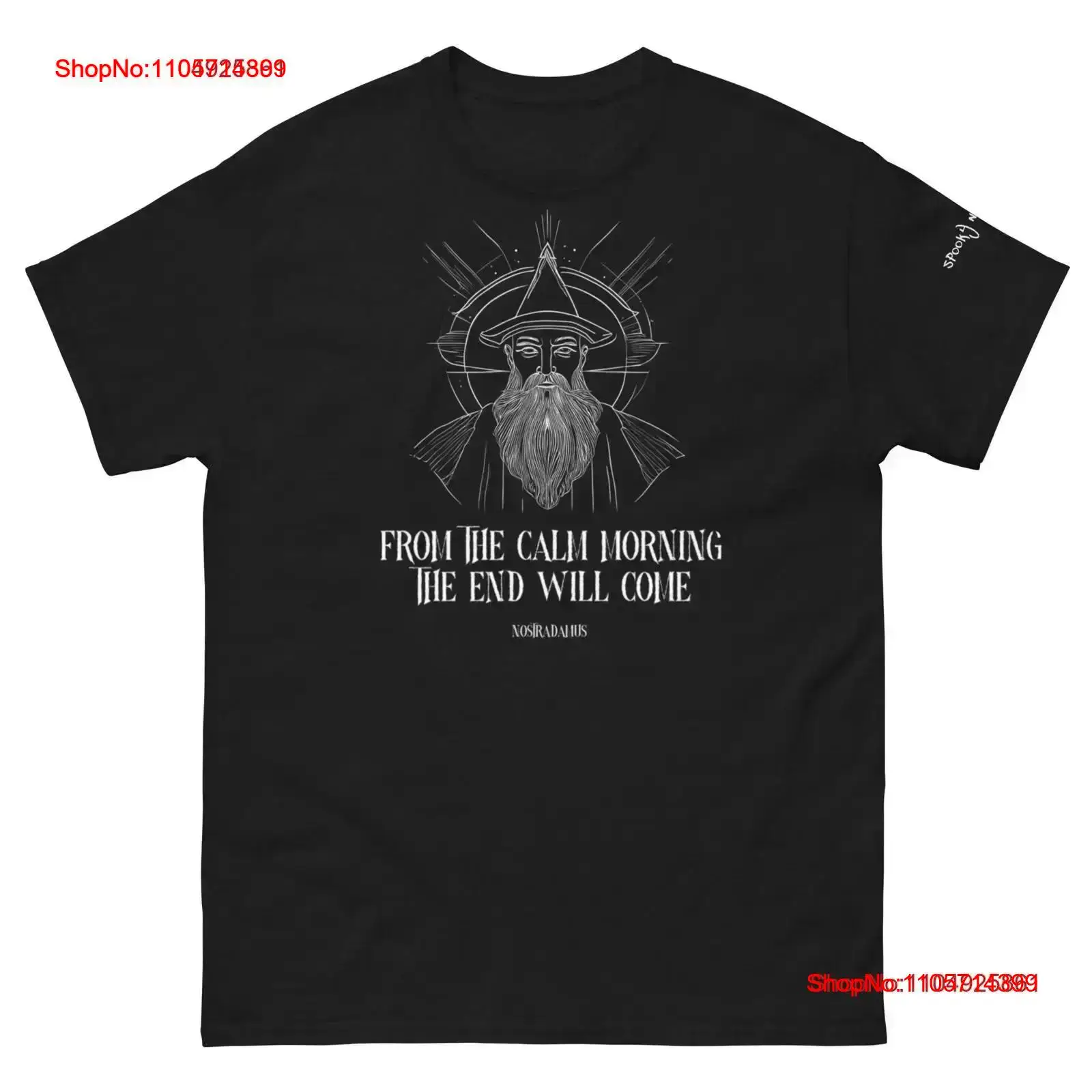 เสื้อยืดพิมพ์ลายคำพยากรณ์โนสตร - Vintage Fashion Quotes Short บทวิจารณ์และราคา
