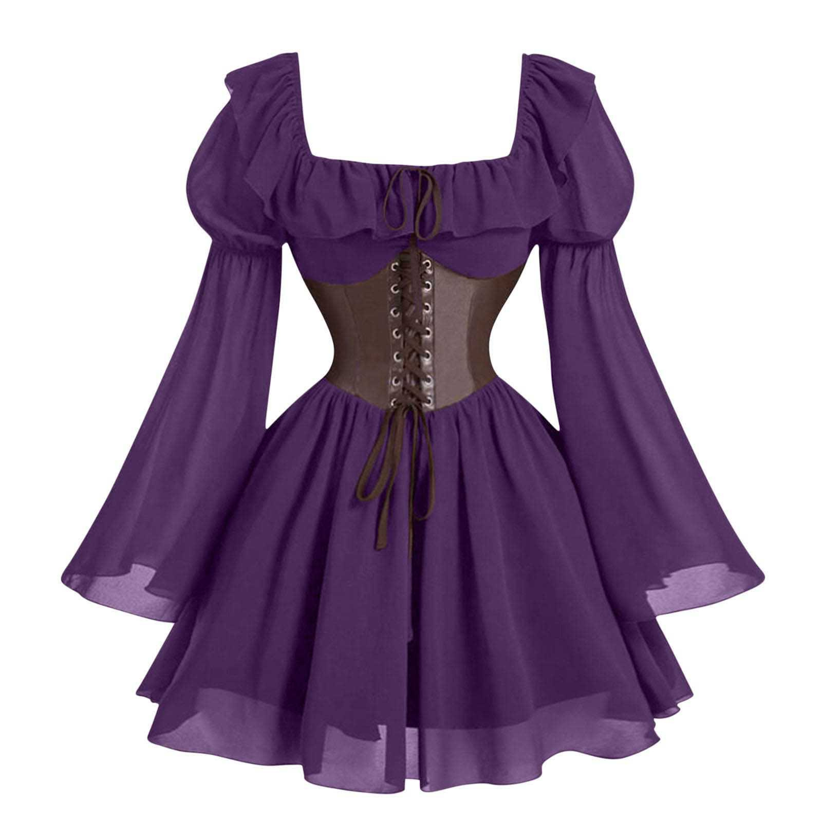 ชุดเดรสแขนยาวสไตล์เรอเนซองส์ยุ - Vintage Victorian Fashion บทวิจารณ์และราคา