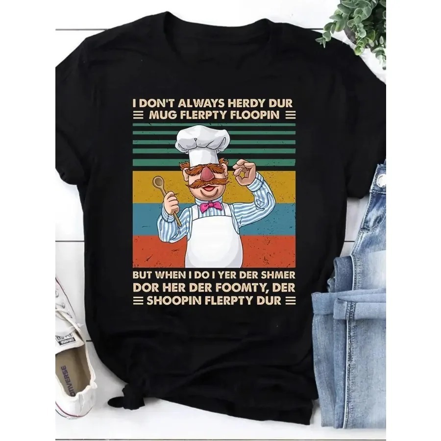 【สินค้ามาใหม่】เสื้อยืดลายคำพูด - Vintage Fashion Quotes Short บทวิจารณ์และราคา