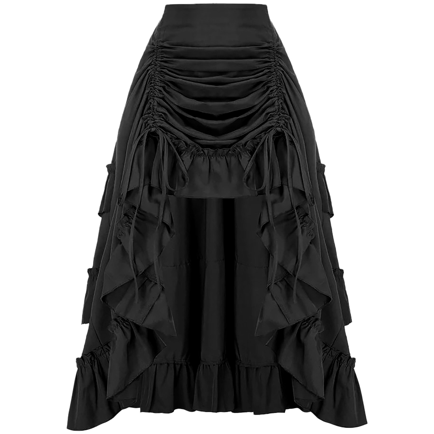 กระโปรงยาวทรงวิคตอเรียนเอวสูงแ - Vintage Victorian Fashion บทวิจารณ์และราคา