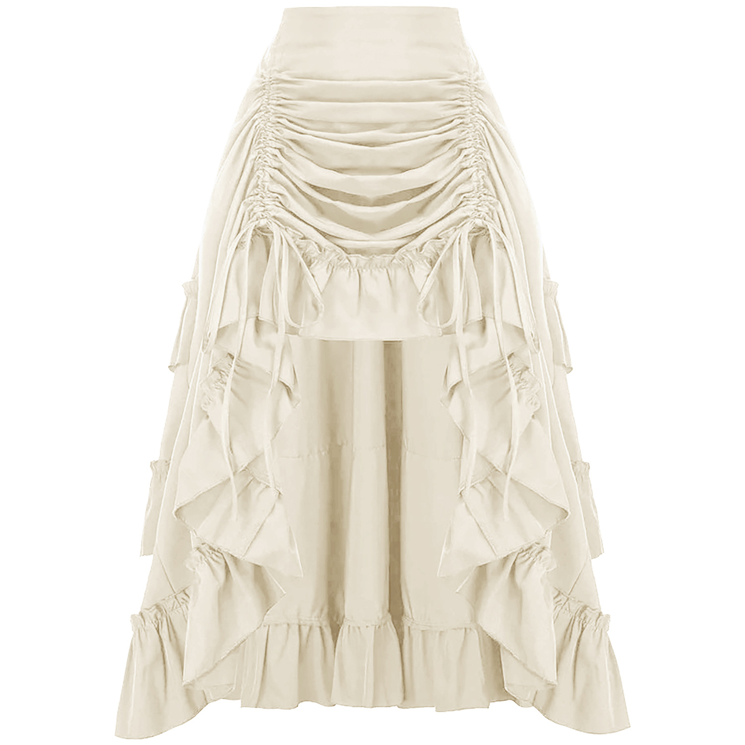 กระโปรงยาวทรงวิคตอเรียนเอวสูงแ - Vintage Victorian Fashion บทวิจารณ์และราคา