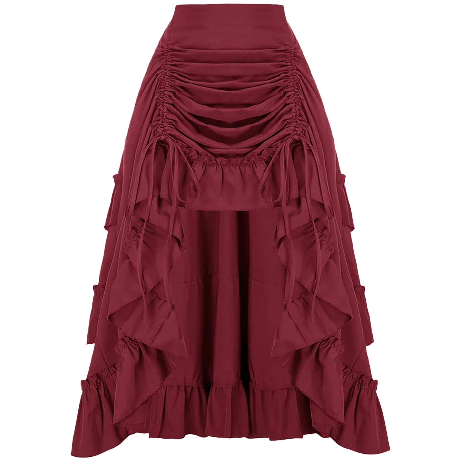 กระโปรงยาวทรงวิคตอเรียนเอวสูงแ - Vintage Victorian Fashion บทวิจารณ์และราคา