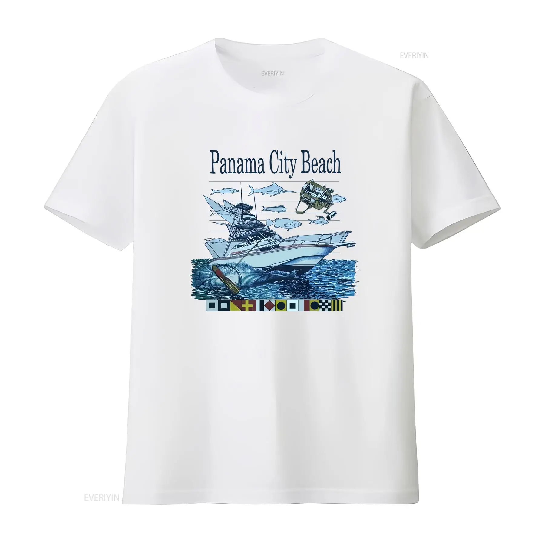 เสื้อยืดลายวินเทจยุค 90 ลายเรื - Vintage Yacht Fashion บทวิจารณ์และราคา