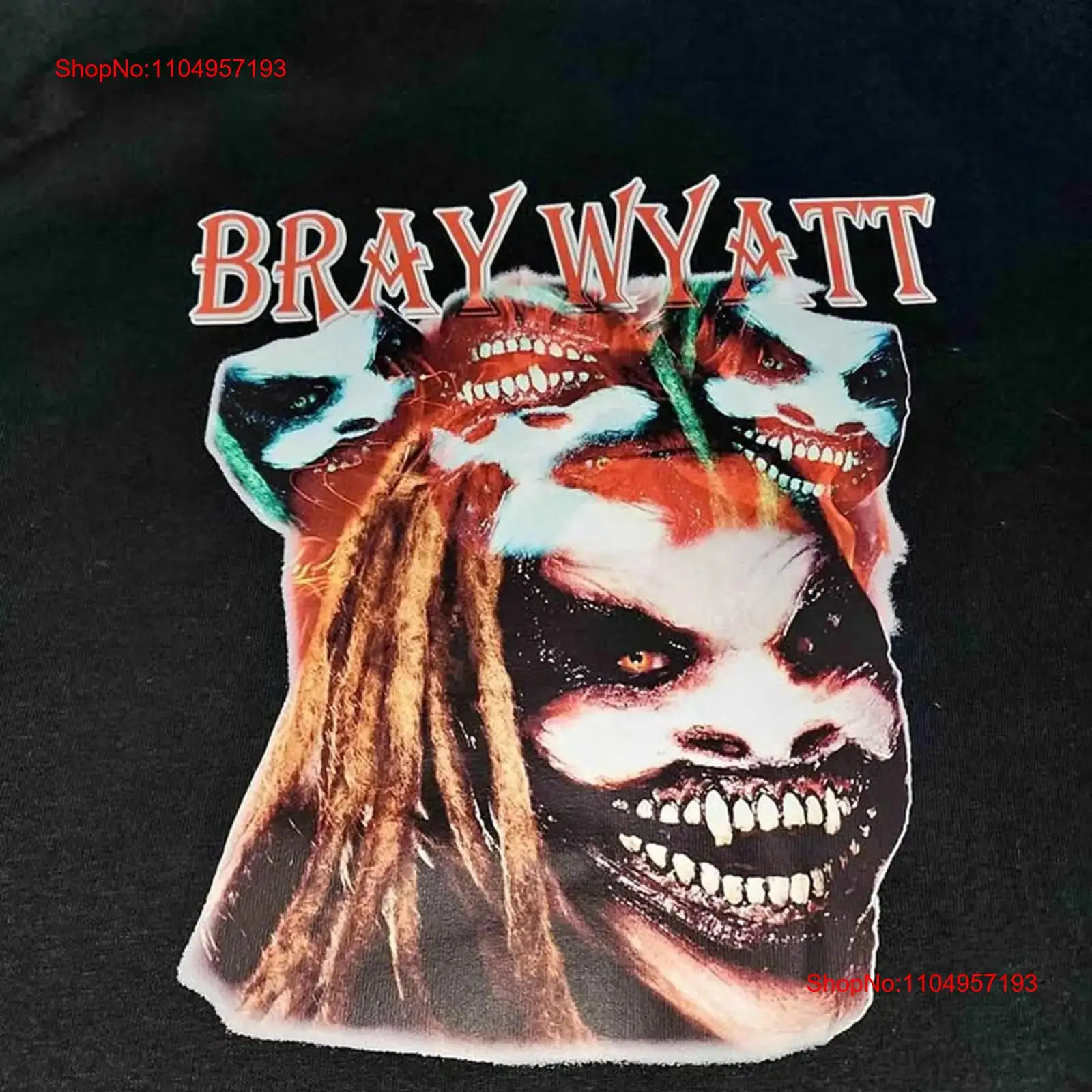 Bray Wyatt Collage เสื้อยืดสีด - Vintage Fashion Collage บทวิจารณ์และราคา