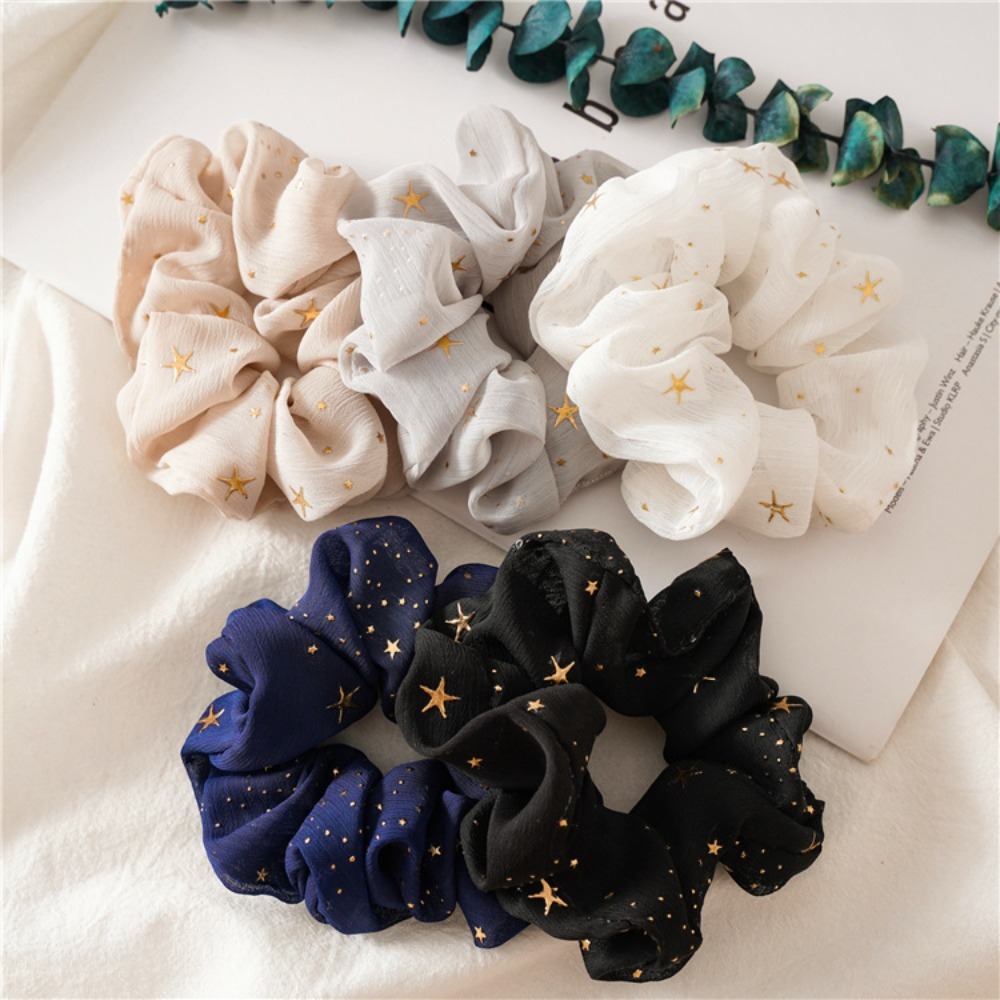 ยางมัดผมลายพิมพ์ 1/5 ชิ้น สไตล - Vintage Fashion Looks บทวิจารณ์และราคา