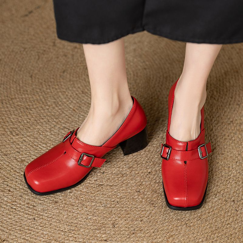 Girseaby Vintage ผู้หญิงปั๊มสแ - Vintage Fashion Heels บทวิจารณ์และราคา